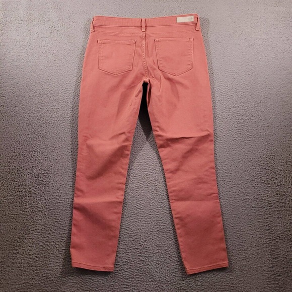 Dockers Jeans Womens 8‎ Pink Mid Rise Skinny 31X26 Casual Denim Stretch Trousers - Picture 9 of 13